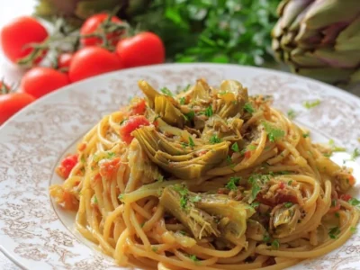 Spaghetti Tonno e Carciofi