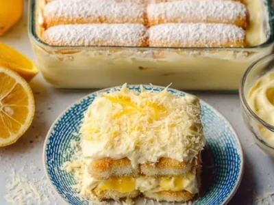 Tiramisu al Limoncello (Ricetta Italiana Autentica)