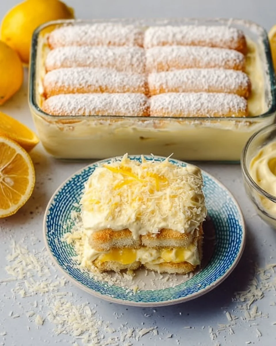 Tiramisu al Limoncello (Ricetta Italiana Autentica)