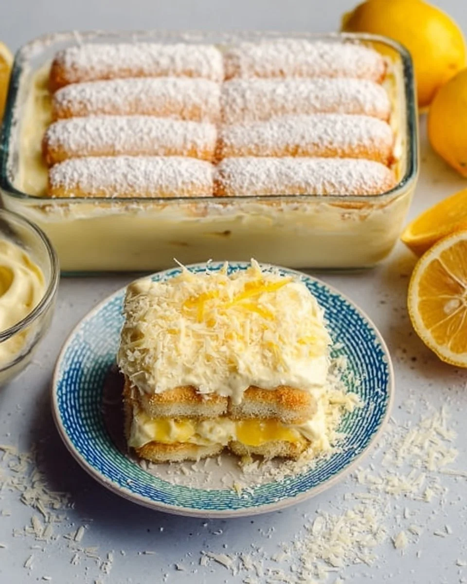 Tiramisu al Limoncello (Ricetta Italiana Autentica)