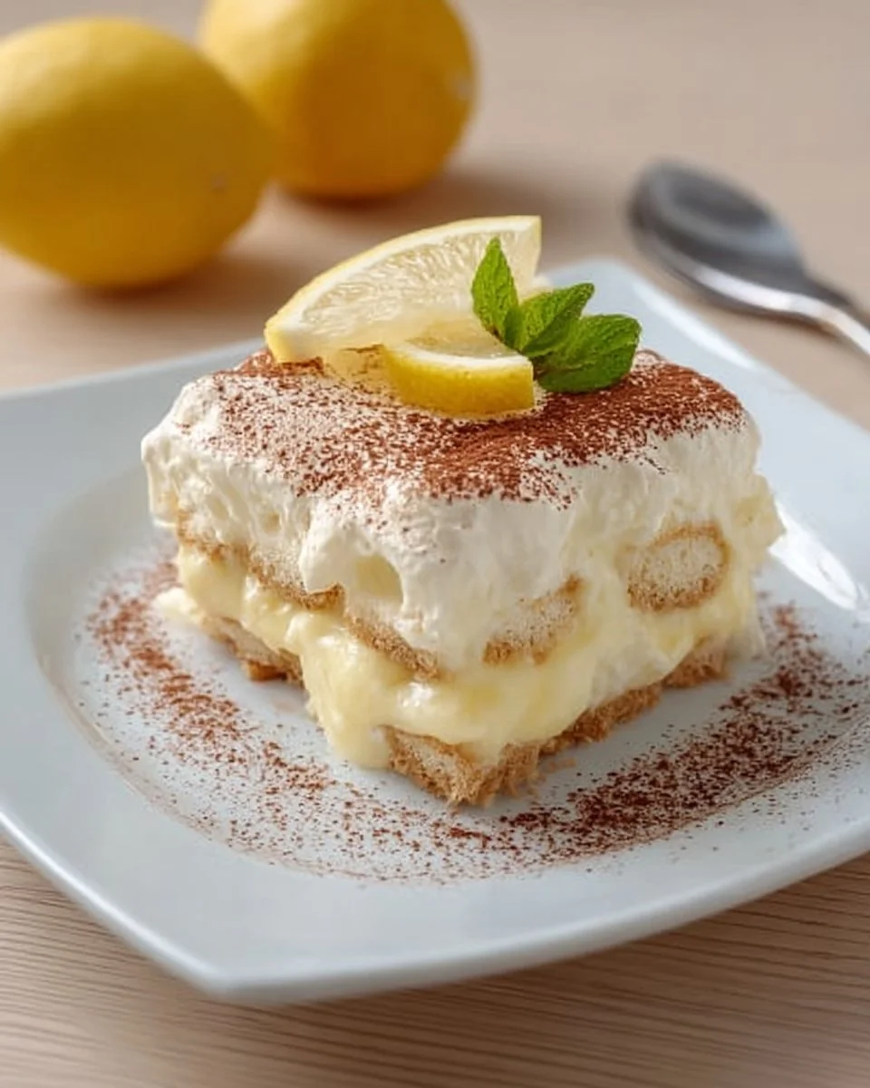 Tiramisù al Limone