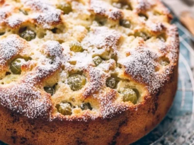 Torta con ribes affondato