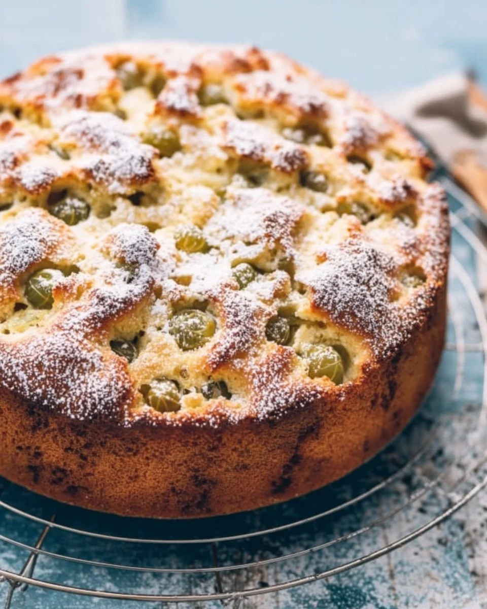 Torta con ribes affondato