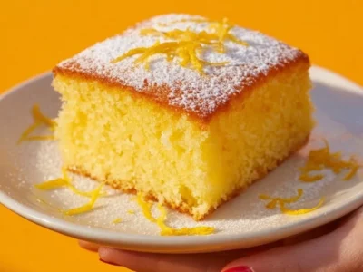Torta di Arancia e Cocco con Yogurt Greco