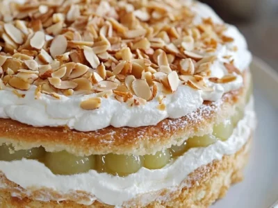 Torta di Baisers ai Ribes