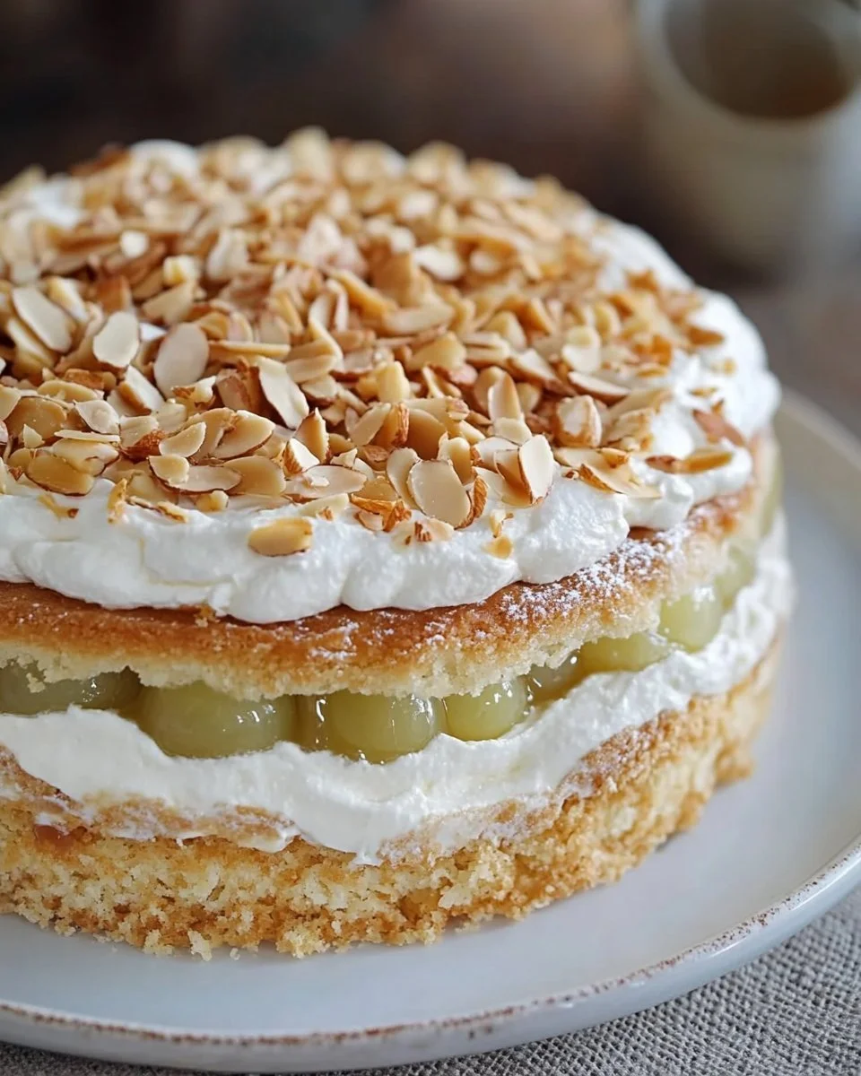 Torta di Baisers ai Ribes