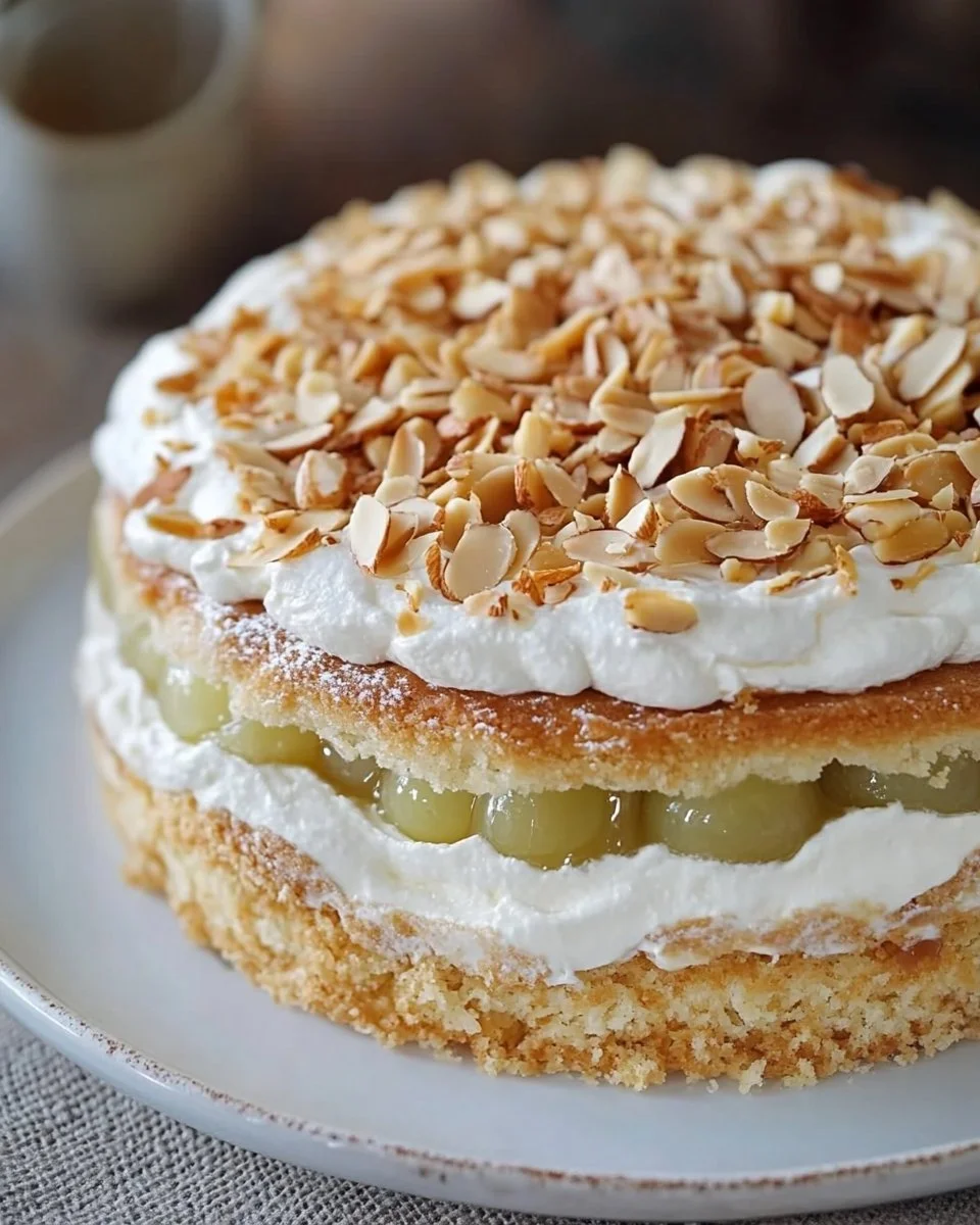 Torta di Baisers ai Ribes