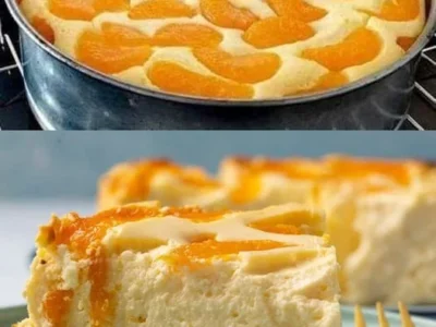 Torta di quark con mandarini