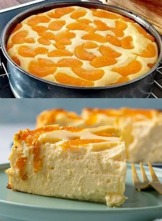 Torta di quark con mandarini