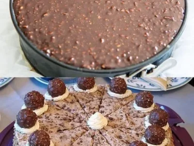 Torta Ferrero Rocher senza cottura