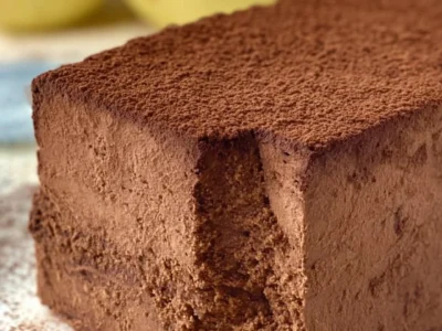Torta mele e cioccolato senza cottura