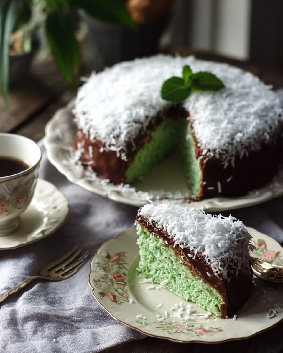 Torta menta cocco e Nutella, la torta allo yogurt pronta in 5 minuti!