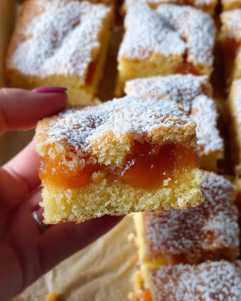 Torta morbida con confettura di albicocche