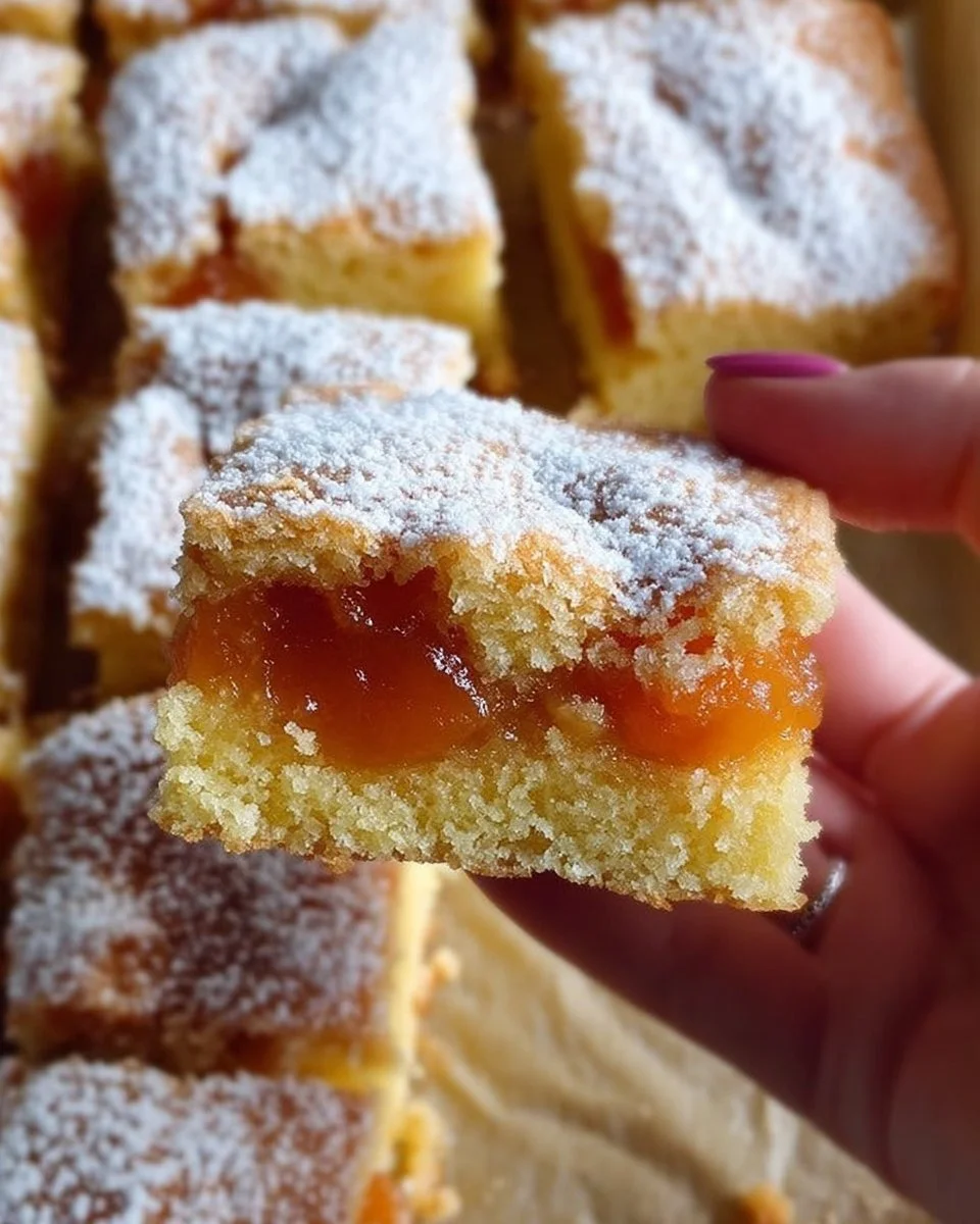 Torta morbida con confettura di albicocche