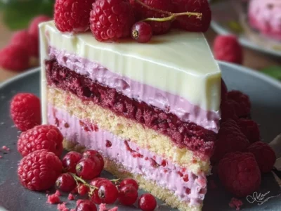 Torta Paradiso ai Lamponi: Un Sogno Rosa per il Palato
