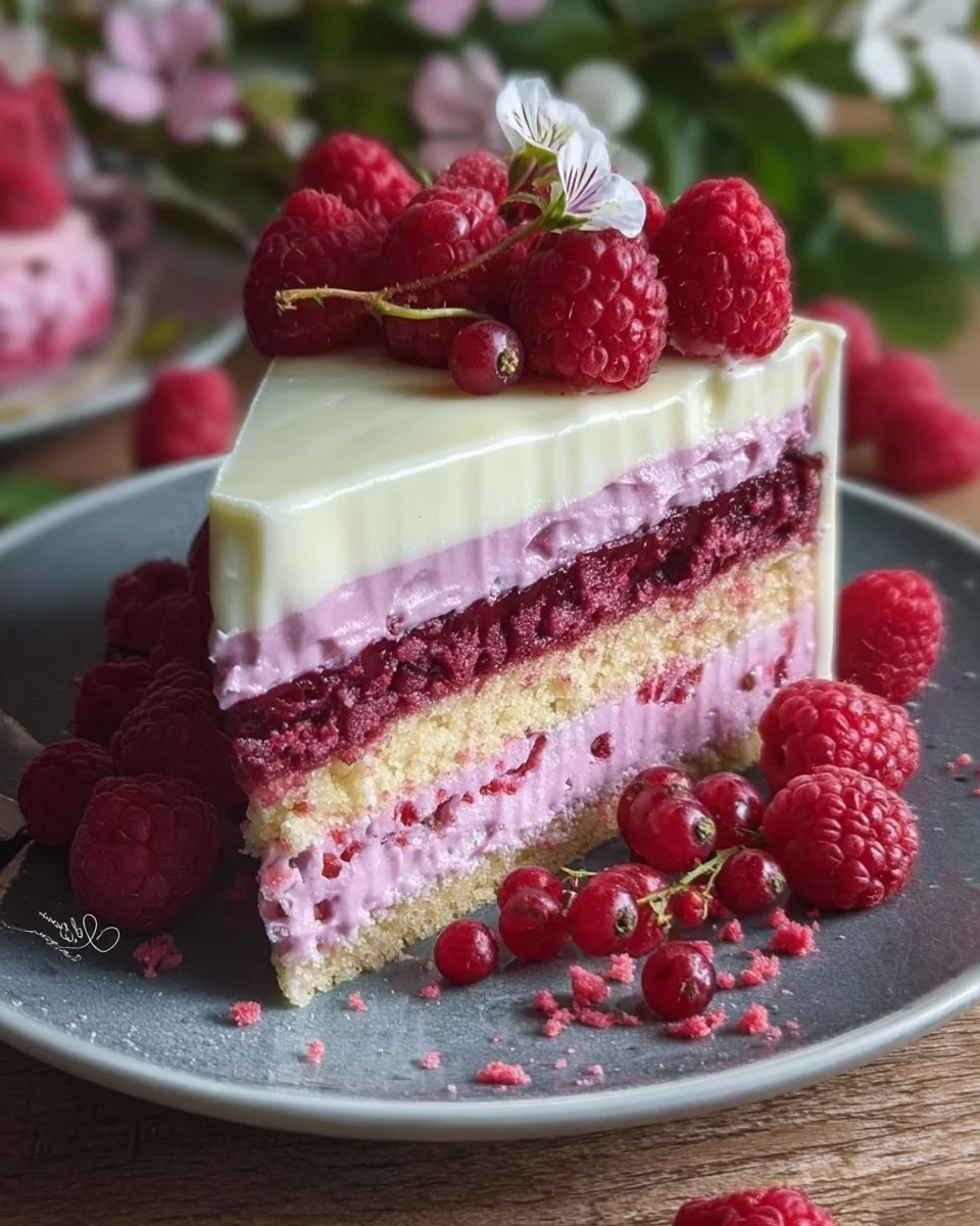 Torta Paradiso ai Lamponi: Un Sogno Rosa per il Palato
