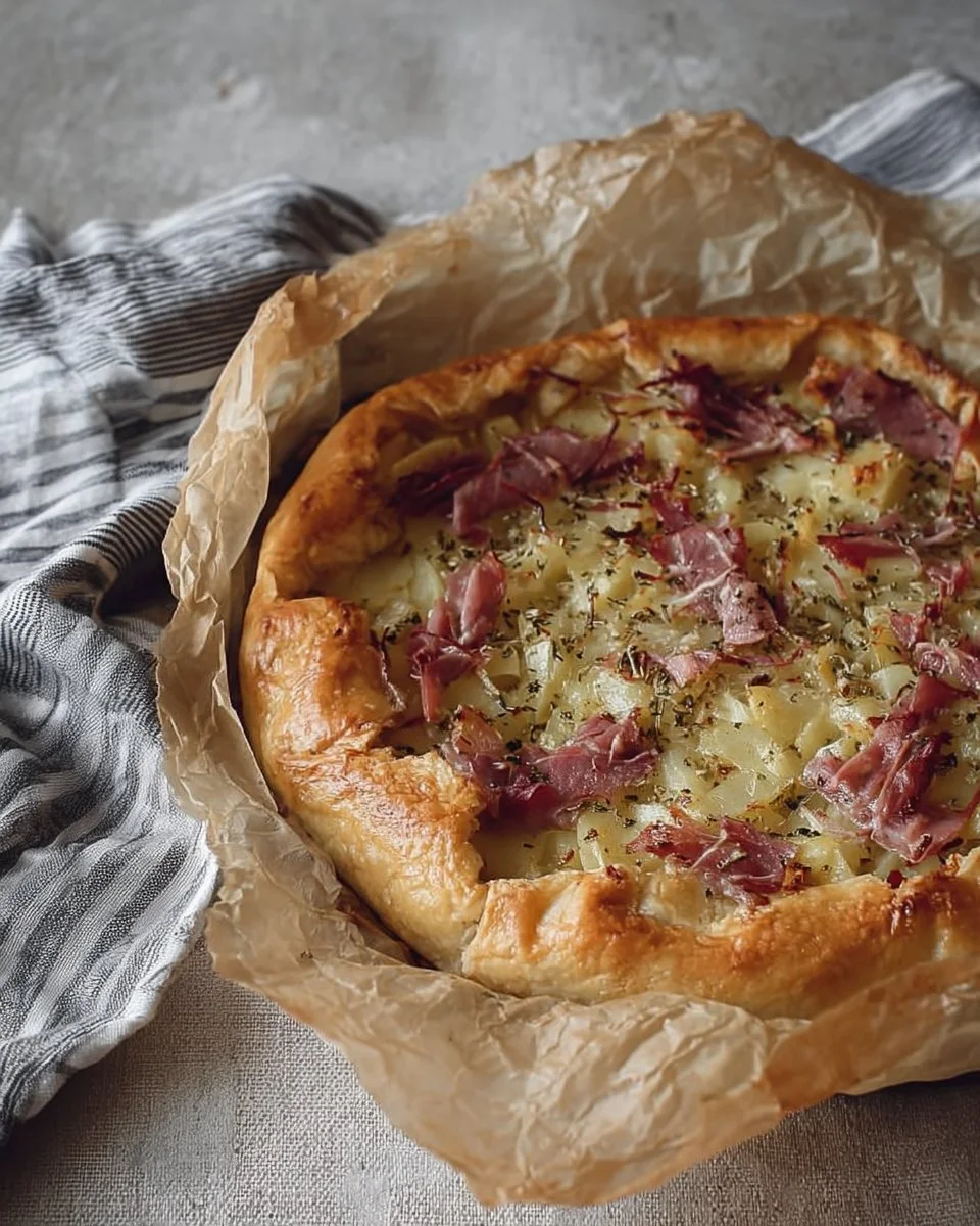 Torta Salata Speck e Patate