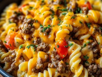 Tortino di hamburger di formaggio