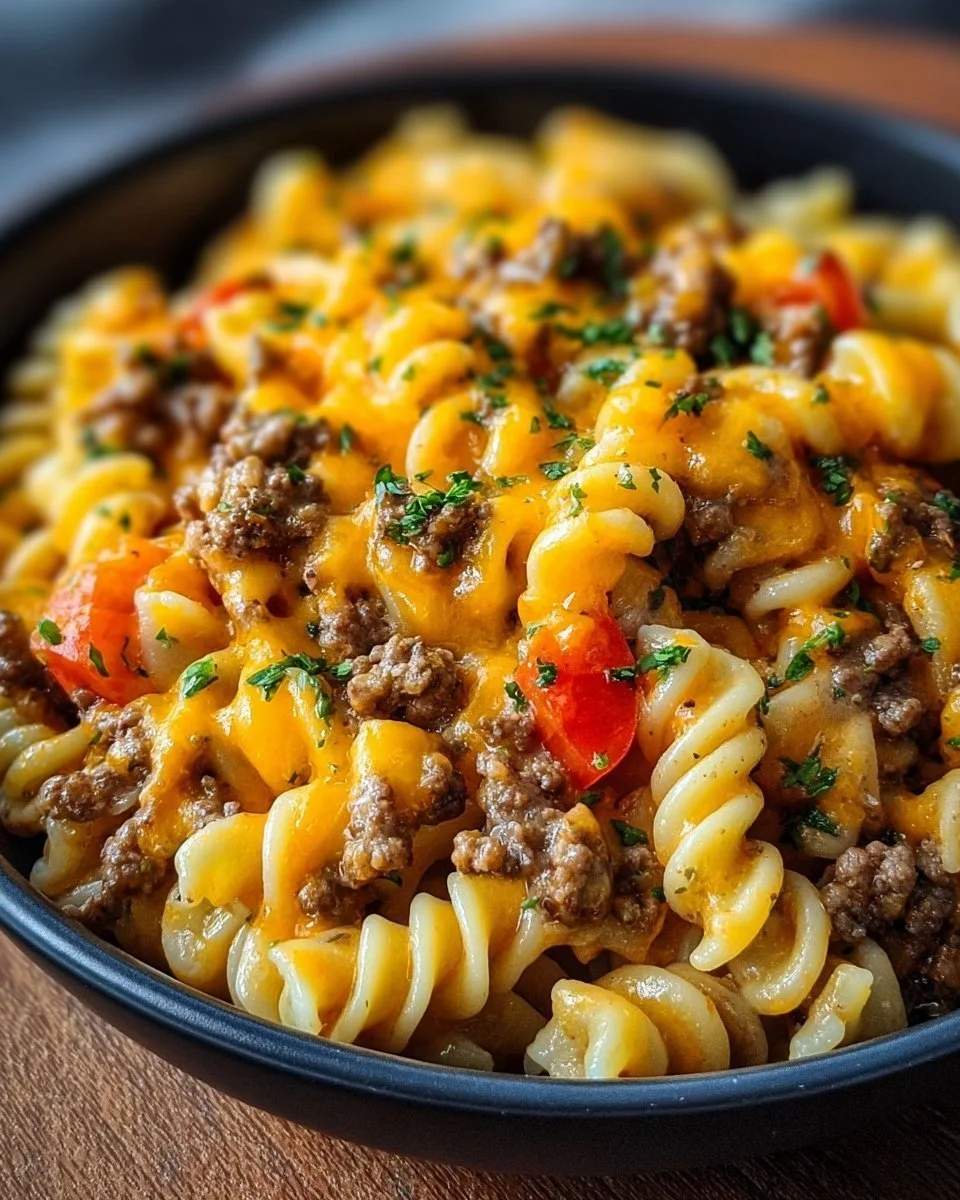 Tortino di hamburger di formaggio