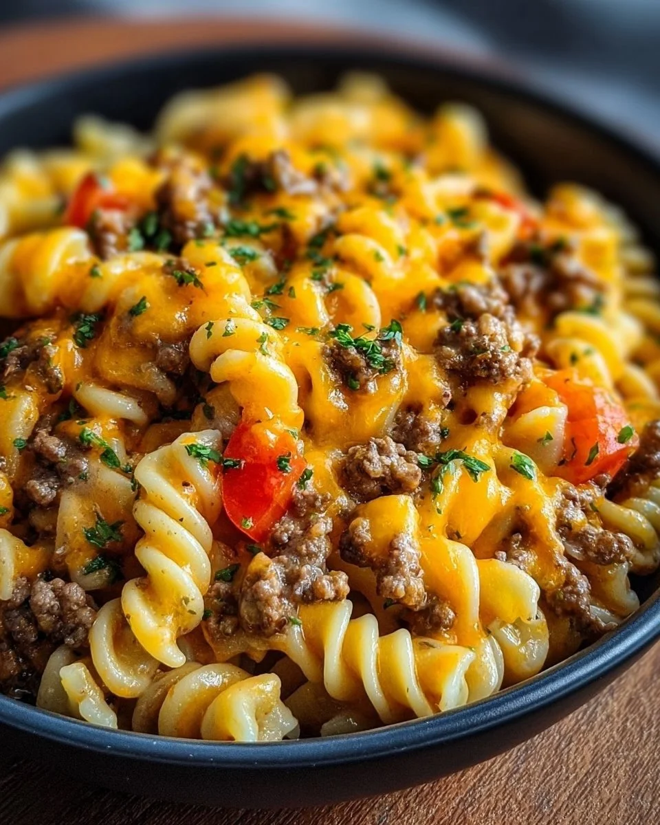Tortino di hamburger di formaggio