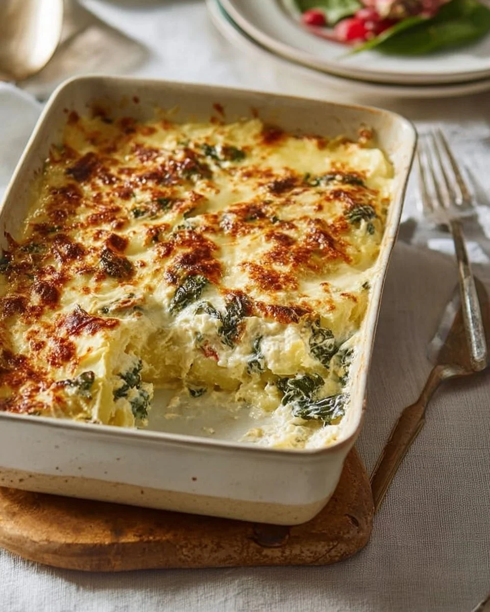 Tortino di patate con porri