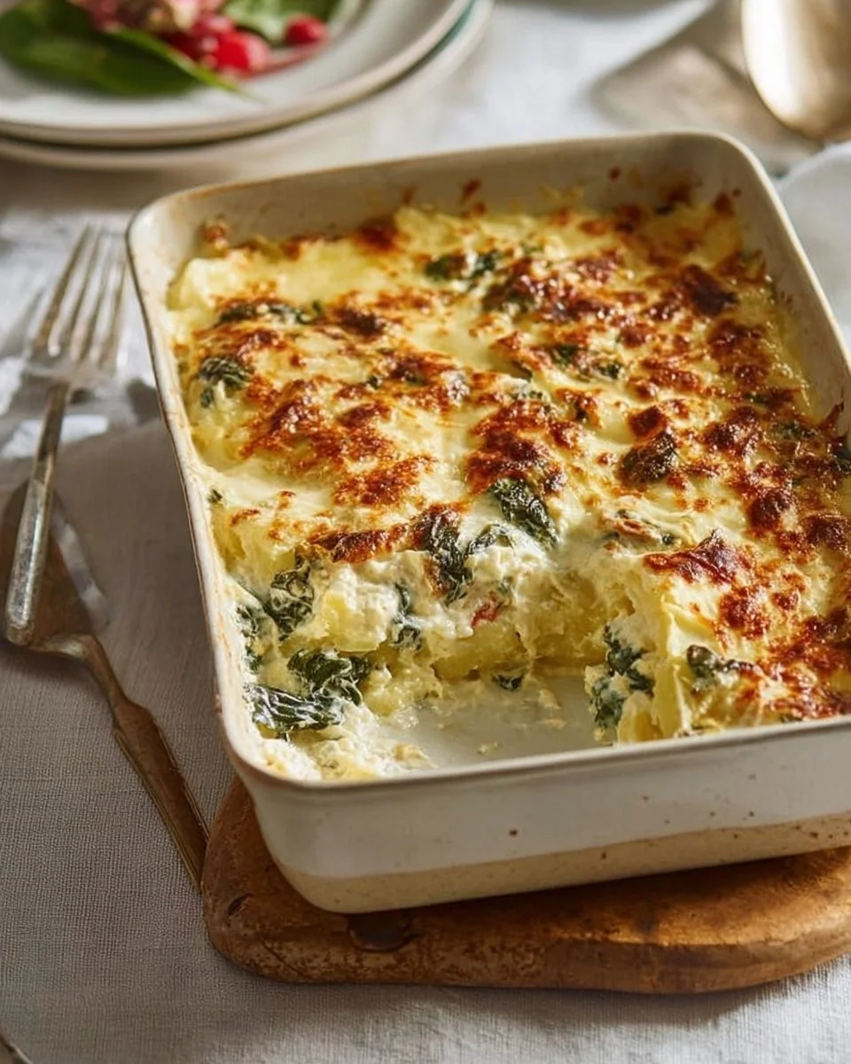 Tortino di patate con porri