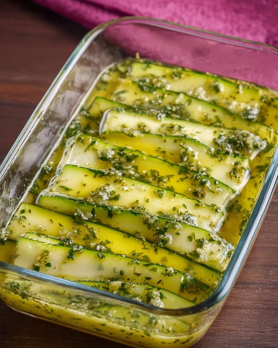 Zucchine Marinate