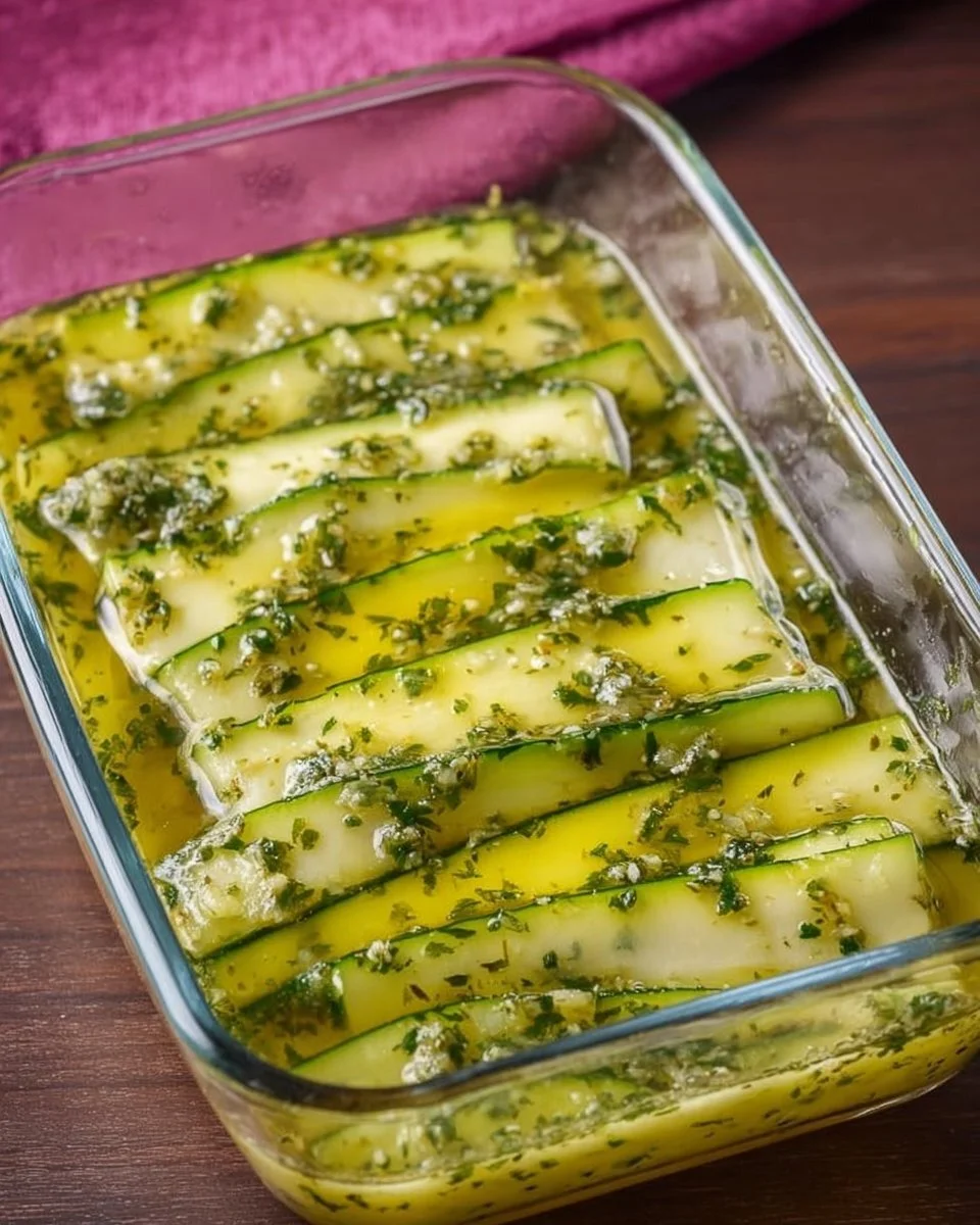 Zucchine Marinate