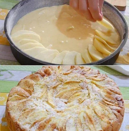 Pan di Spagna alle mele