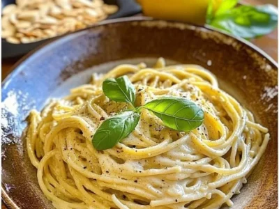 Pesto di Mandorle, Limone e Basilico