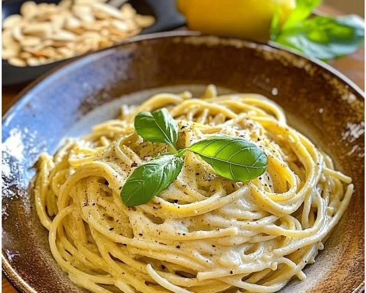 Pesto di Mandorle, Limone e Basilico